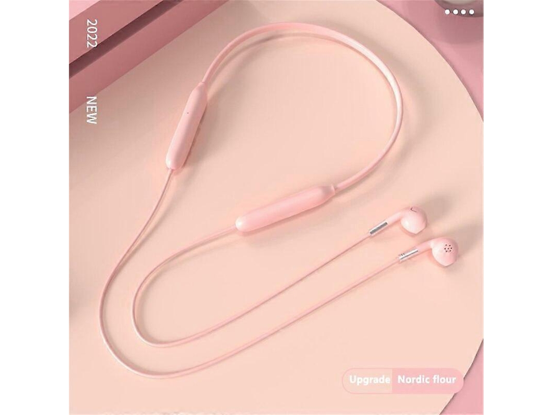 Fones De Ouvido Sem Fio Com Faixa Magnética E Bateria De Longa Duração, Estéreo Binaural 9d, Supra Auriculares, Para Corrida, Rosa Ly Ebike