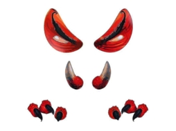Conjunto De Adesivos De Halloween Para Decoração De Halloween Ly Ebike