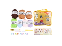 Kit De Crochê Para Iniciantes Criação De Suculentas Manual Diy