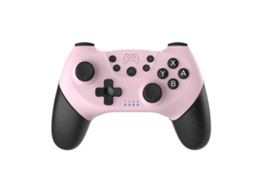 Comando para Nintendo Switch Pro Gamepad Sem Fios Bluetooth rosa-claro