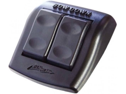 Interruptor BENNETT TRIM TABS Euro Style Waterproof Rocker Preto