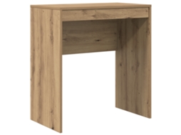 Conjunto 1 Mesa Compacta Vidaxl Castanho Derivados De Madeira (70 X 40 X 76 Cm)