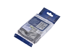 Cinta Etiquetas Laminada Negro Sobre Blanco Compatible Brother P-touch 12mmx8m Pt-1010/pt-2100/pt-e200 Resistente Ao Água E À Abrasão
