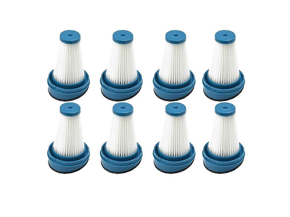 Conjunto de 8 Filtros Hepa para Aspirador de Pó Black Decker Hsv320j, Hsv420j, Hsv520j, Sva420b, Sva520b e Svf11 BRILVIBERA