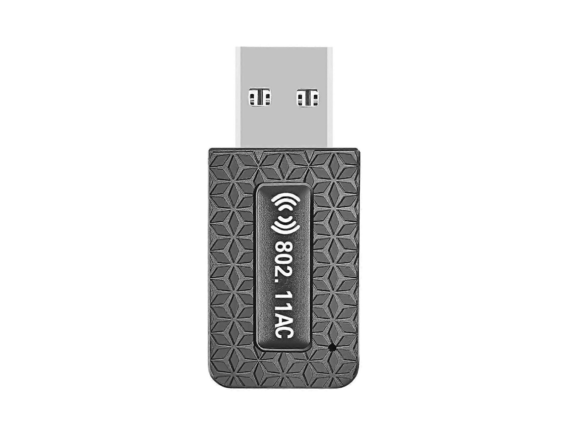 Adaptador USB Wi-Fi Sem Driver, Placa de Rede Sem Fio AC 1300Mbps Dual Band 2.4 GHz/5 GHz NOSTALGIA88
