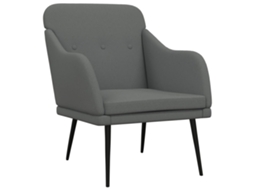 Armchair, Armchairs Vidaxl Cinzeto Tecido