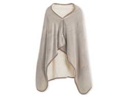 Manta Poncho Taupe Kasa