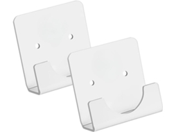 Conjunto De 2 Suportes Adesivos Multiuso Para Barra Cortina Chuveiro, Ideais Para Banheiros E Cozinhas Ferragens Uso
