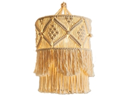 Lámpara de pared de estilo bohemio hecha a mano, macramé, decoración bohemia, flecos artesanales, tapiz, panel de fondo, cabecero, Par-aquaforge