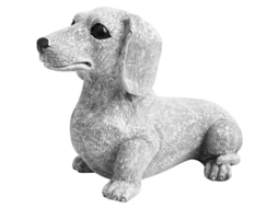 Ornamento De Cachorro Dachshund Ao Ar Livre, Estátua De Resina Para Jardim, Figura Decorativa Bonita De 5 Polegadas