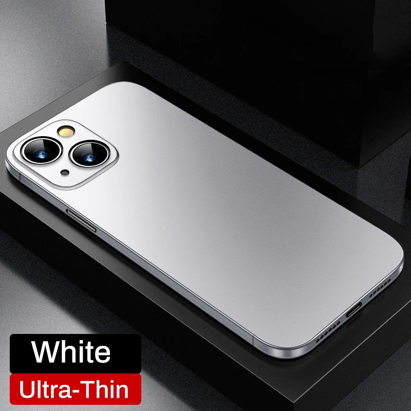 Capa Ultrafina E Macia Em Pp Para Iphone 7 E 8, Com Parte Traseira Rígida Fosca.