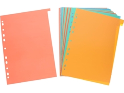 Divisórias plásticas Hemobllo A4, 11 furos, 31 abas, organizador de documentos para arquivos, ideal para mesa.