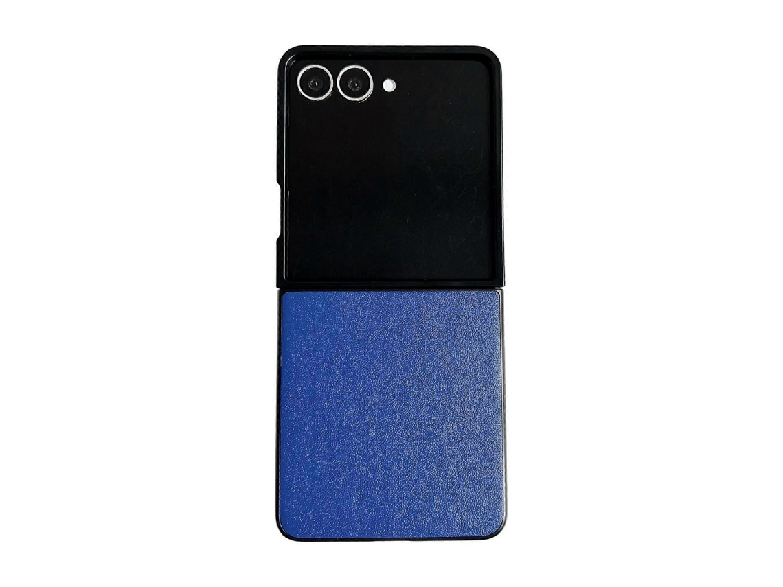 Capa Morandi Em Couro Sintético De Cor Sólida Para Samsung Galaxy Z Flip7 5g