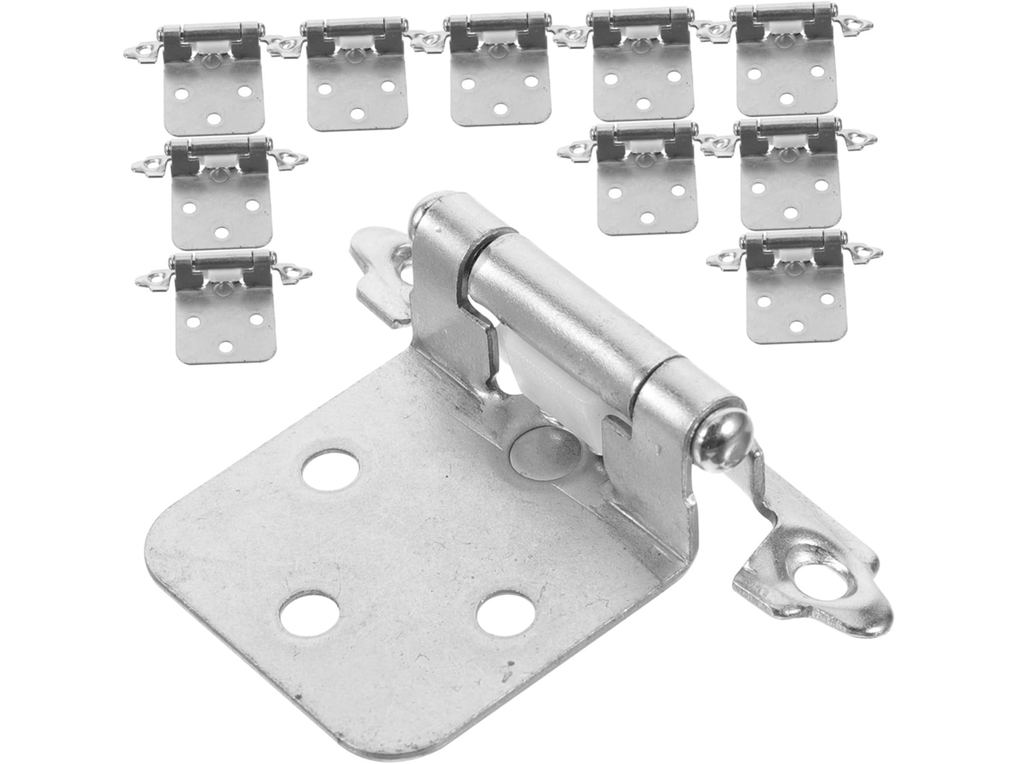 Conjunto De 16 Dobradiças Para Portas Armário Com Fechamento Suave E