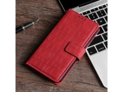 Capa Para Celular For Honor 9x Em Couro Pu Com Textura De Crocodilo E Fecho Magnético.