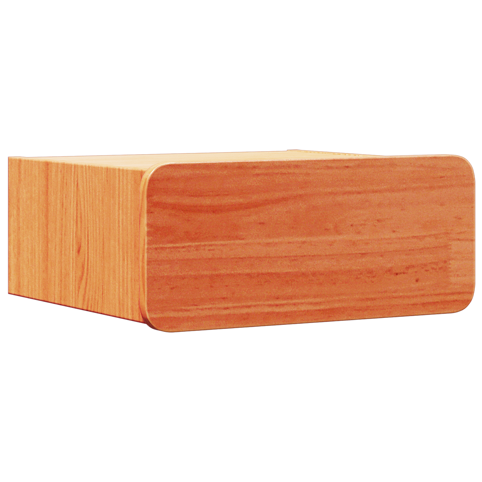 Conjunto 1 Mesa-de-cabeceira Vidaxl Castanho Madeira De Pinho Maciça (39 X 34 X 16,5 Cm)