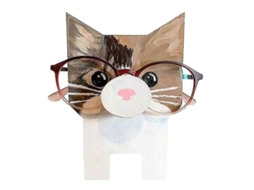 Suporte Para Óculos Em Madeira Com Cabeça De Animal Fofa Em 3d Presente De Natal Hengjian