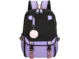Mochila Multifuncional Casual Estilo Coreano, Mochila Juvenil, Mochila Para Estudantes Universitários, Com Porta De Carregamento Usb (21l)