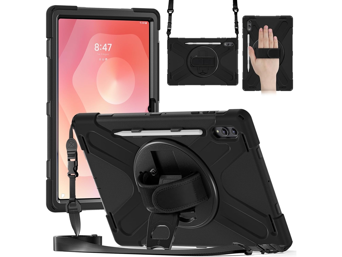 Capa Para Samsung Galaxy Tab S11 Ultra 2025 Sm X930/x936b À Prova De Quedas Preta Gertiz (14.6 Polegadas)