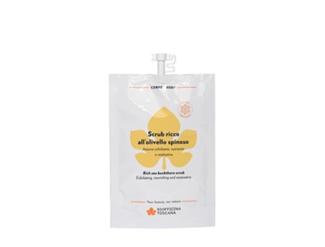 Cuerpo Scrub Rico Com Espinheiro Marítimo 70ml Biofficina Toscana
