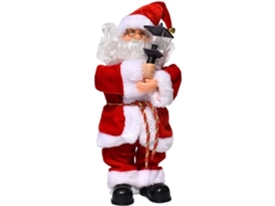 Boneca Musical de Natal Nova Line com Luz, Papai Noel Cantor e Dançante 2025