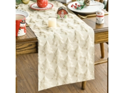 Caminho De Mesa De Natal Com Lantejoulas Em Forma De Ãrvore, Ideal Para A Sala De Estar Ou Sala De Jantar No Ano Novo.