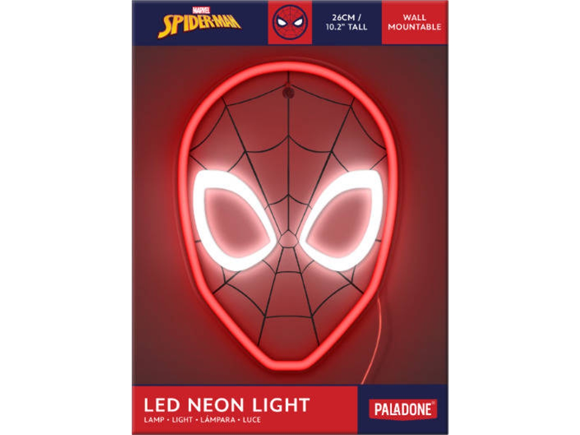 Candeeiro MARVEL - Spiderman Wall Mountable Led Neon Light
