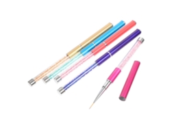 Conjunto Prático De Pincéis De Manicure, Pincéis Pequenos Para Nail Art, Pincéis Pontiagudos Para Desenhos Precisos. Ref. 4329 Loja Olysi