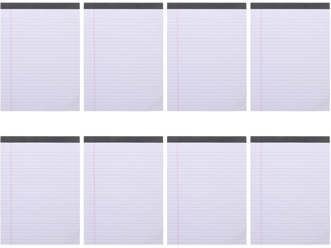 8 Peças Lot De Blocs-notes Juridiques Lignes Grandes Para École Université Bureau