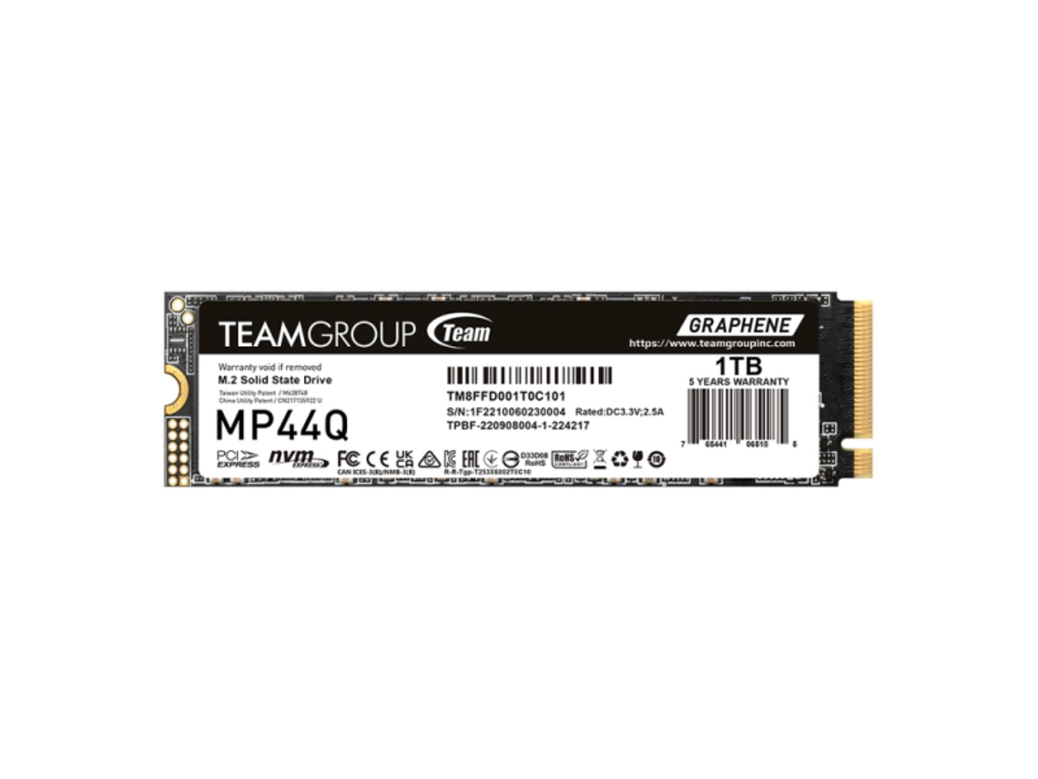 SSD Teamgroup Team M. 2 2280 PCI E Mp44q 1 TB Team Group
