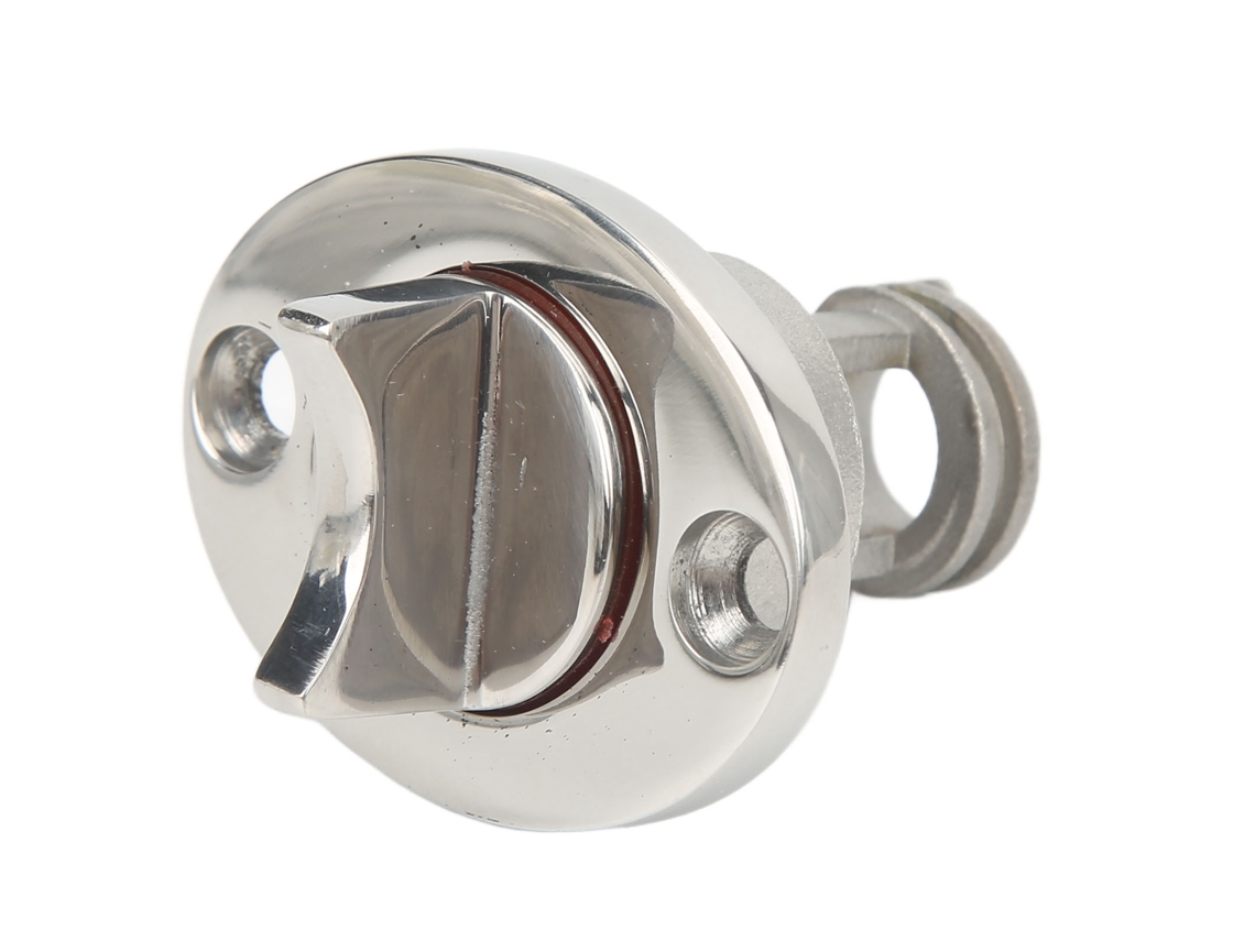 Plug de drenagem Business de aço inoxidável 316, forte, durável, diâmetro de rosca 0.75 polegadas para barcos marinhos