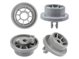 Conjunto de 4 Rodízios para Cesto Inferior de Lava louças AQUAFORGE compatível com Siemens e Bosch
