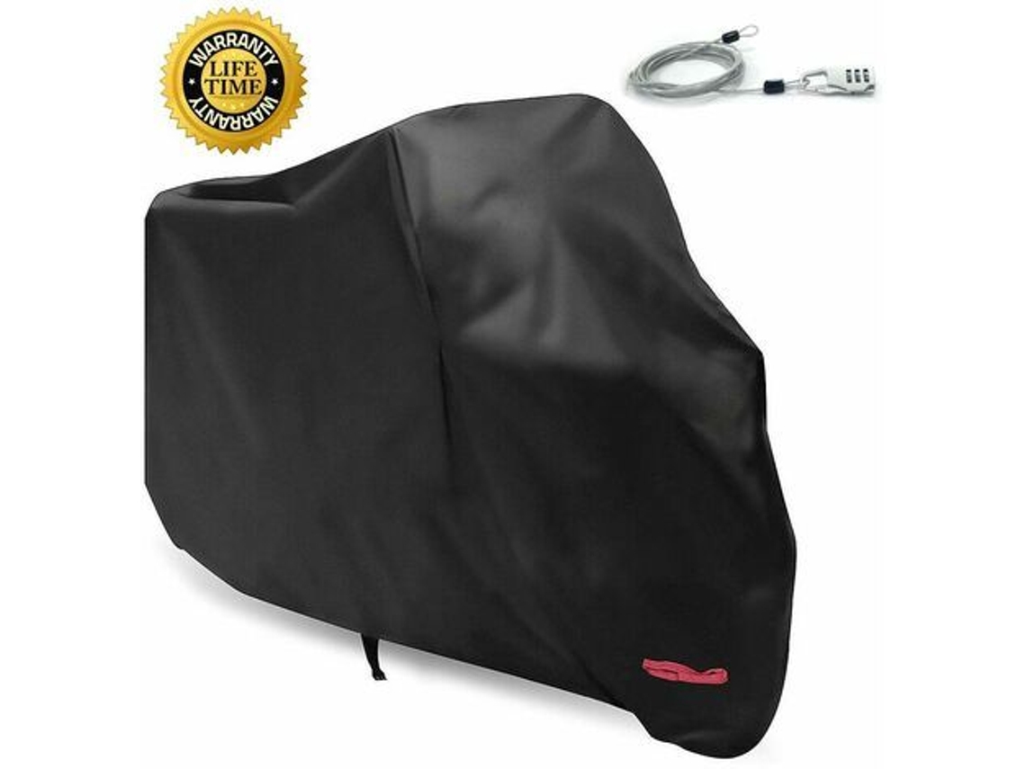 Cobertura Para Motocicleta, Garagem Dobrável À Prova De Intempéries, Capa Protetora Exterior E Interior Para Harley Davidson, Honda, Suzuki (preto, L