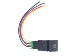 Interruptor e Fio de Neblina para Carro 12v 10a