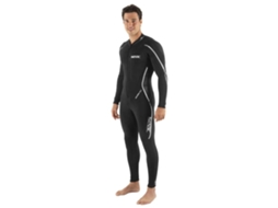 Fato de Mergulho Recreativo M.Lungo Invidia 3 Mm Preto Mseacsub