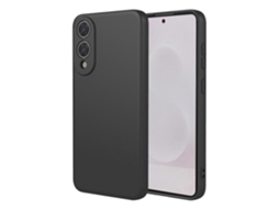 Capa Protetora Tkdaddy Para Samsung Galaxy S25 Edge Em Tpu Macio E À Prova De Choque, Preta