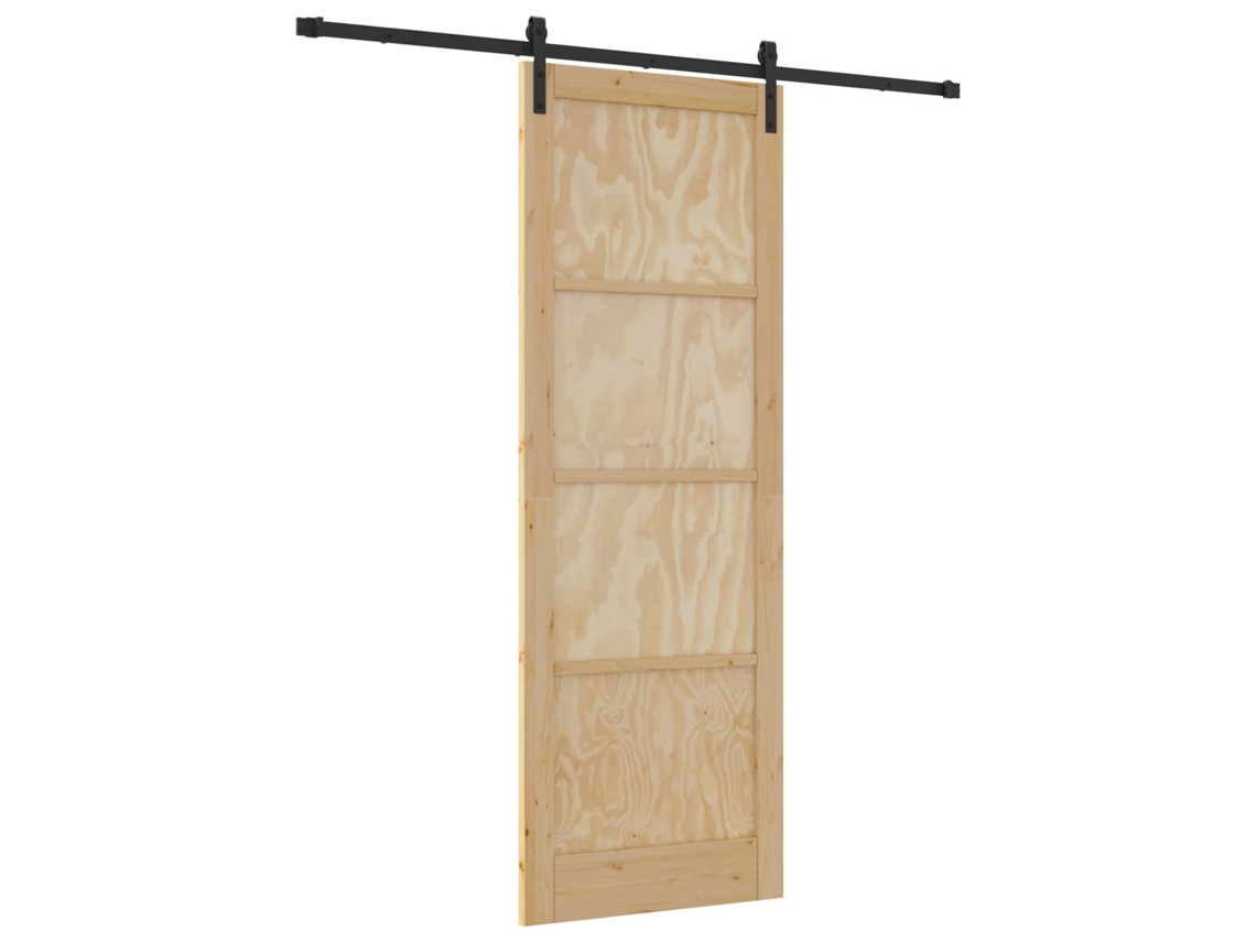 Porta Deslizante MAISON EXCLUSIVE 83 X 232 Cm Madeira de Pinho Maciça