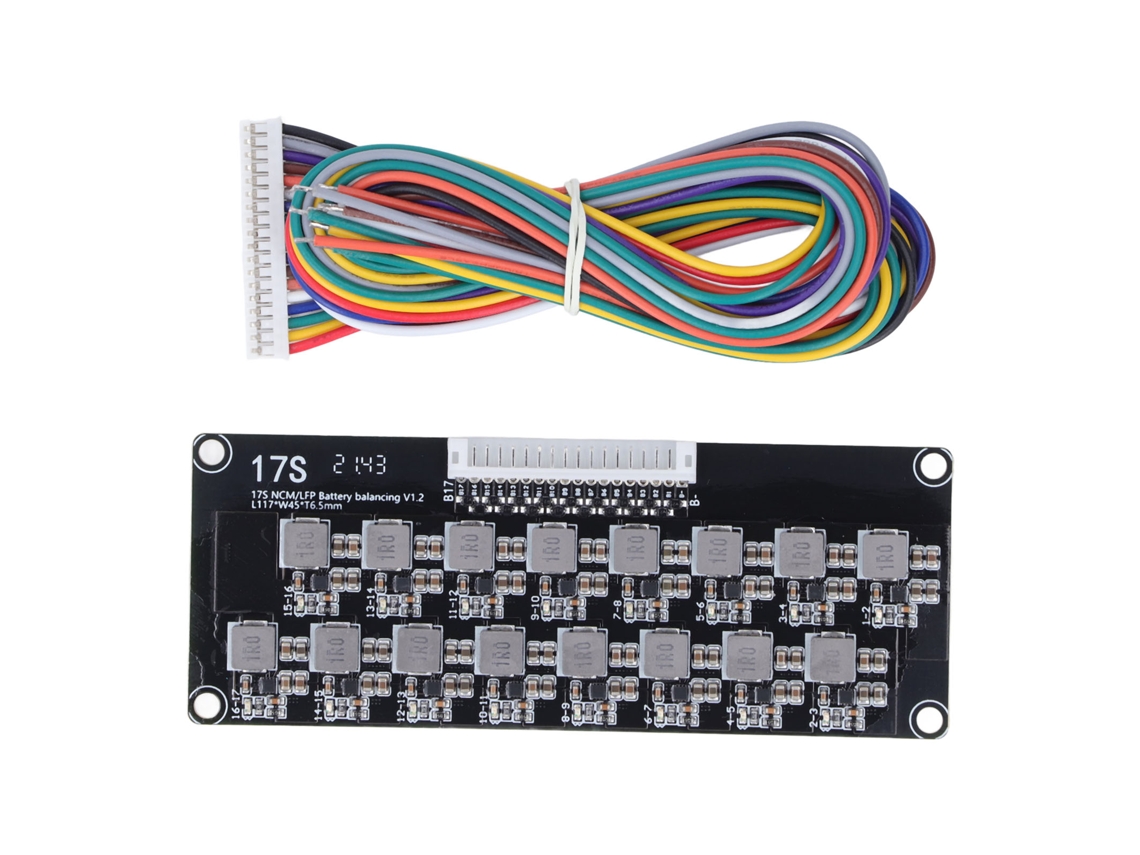 Equalizador De Baterías Activo Para Lfp Li Ion Placa De Equilibrio 1.2a 17s Propósito General