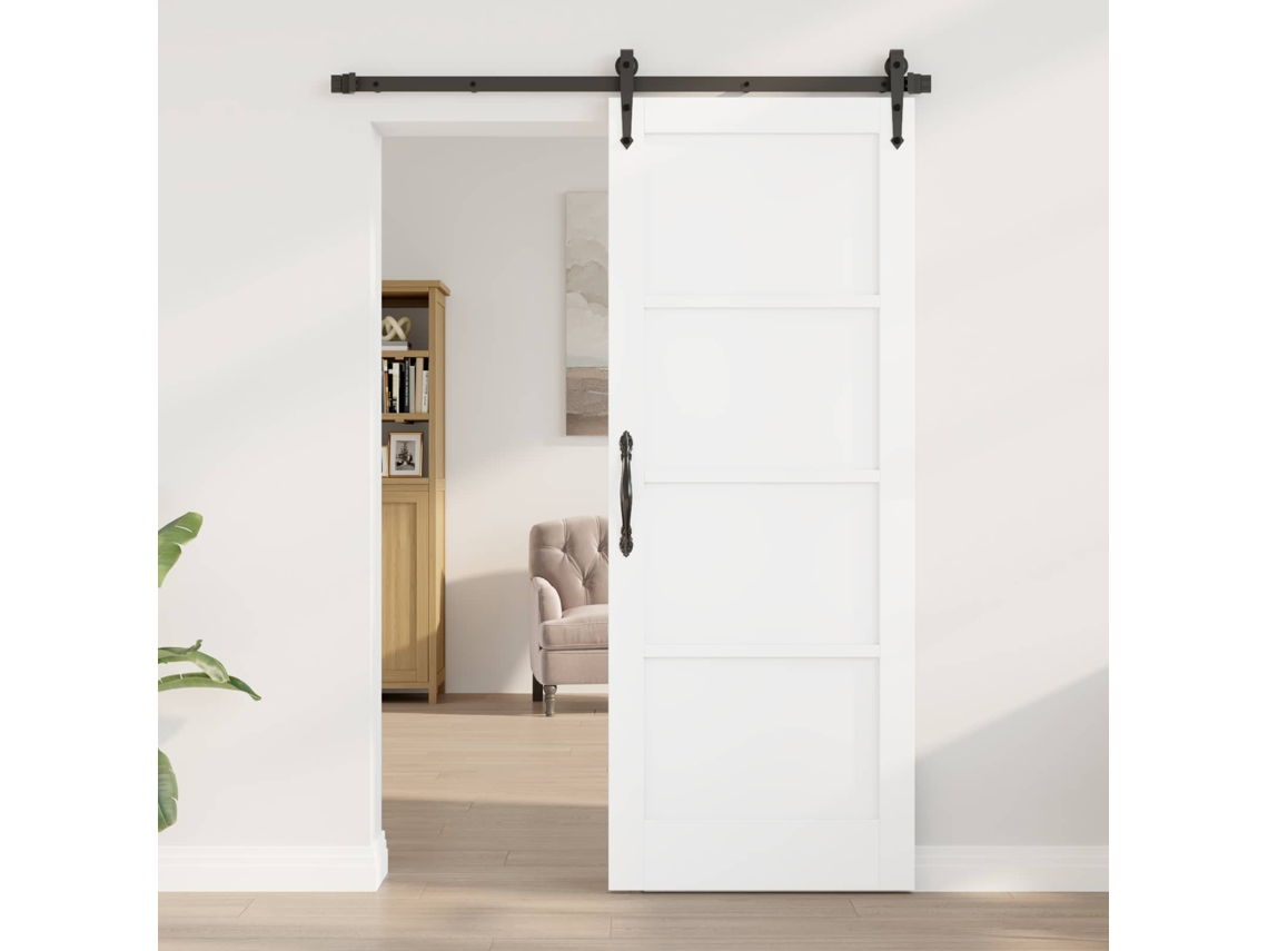 Vidaxl Porta Interna 78 X 202 Cm Contraplacado Branco
