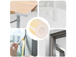 Vidaxl Fita De Espuma Autoadesiva 5 Unid. Branco 15mm X 10m Espuma Cr