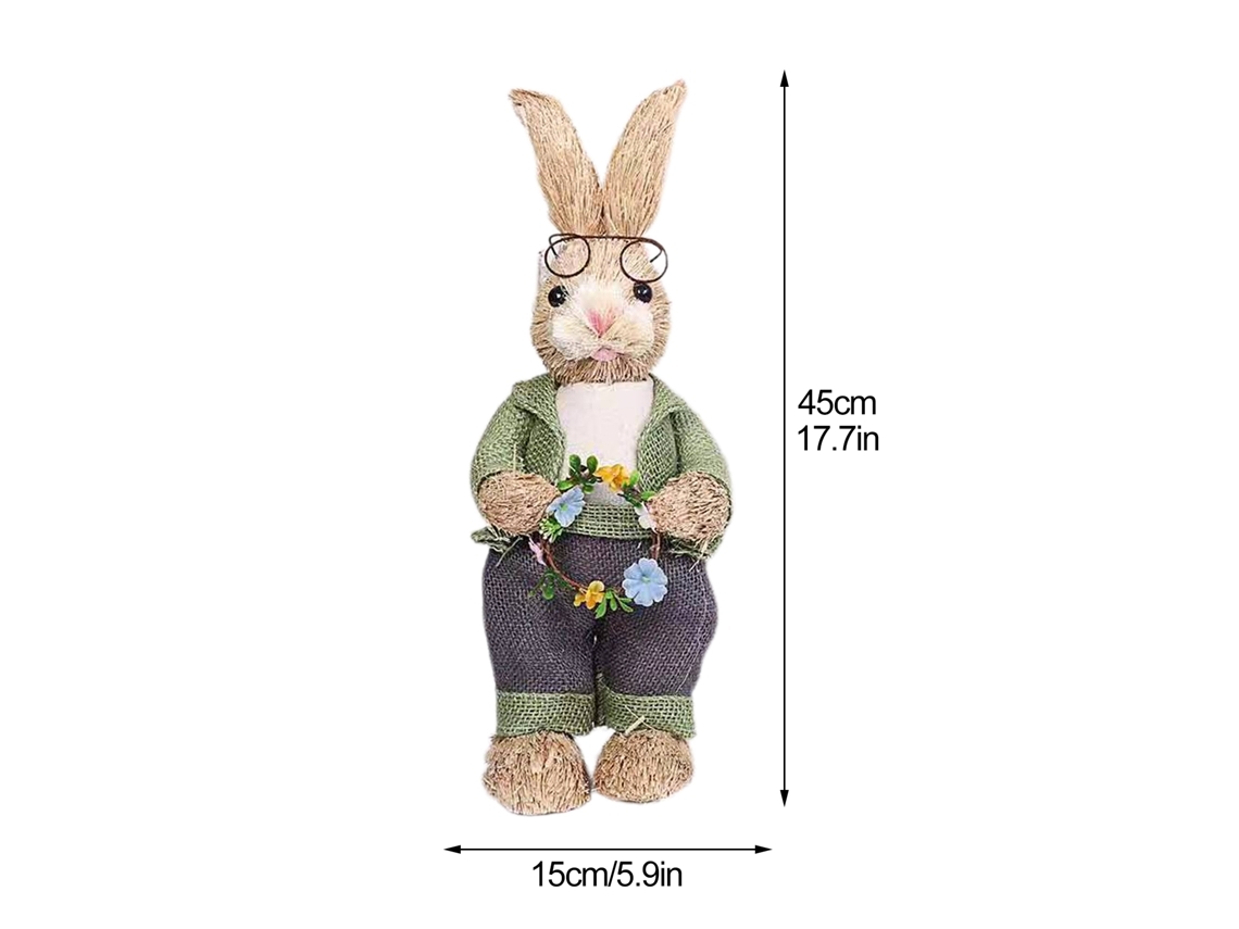 Novos Enfeites de Páscoa: Estátuas Artificiais Coelhos para Decoração, Ergonômico, Uso Diário STELASPLEN