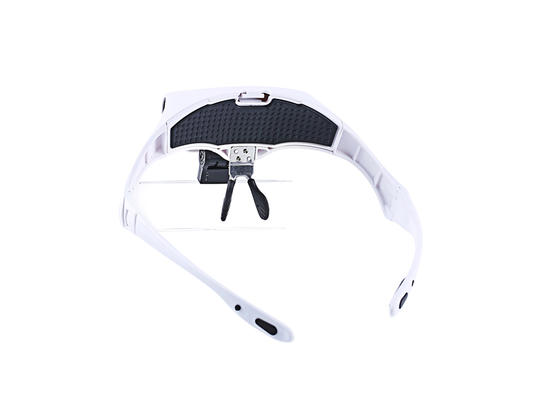 Lupa De Cinta Com 5 Lentes 1.0x-3.5x Com 2 Luzes Led Ajustáveis ​​ferramenta De Lupa Multifuncional