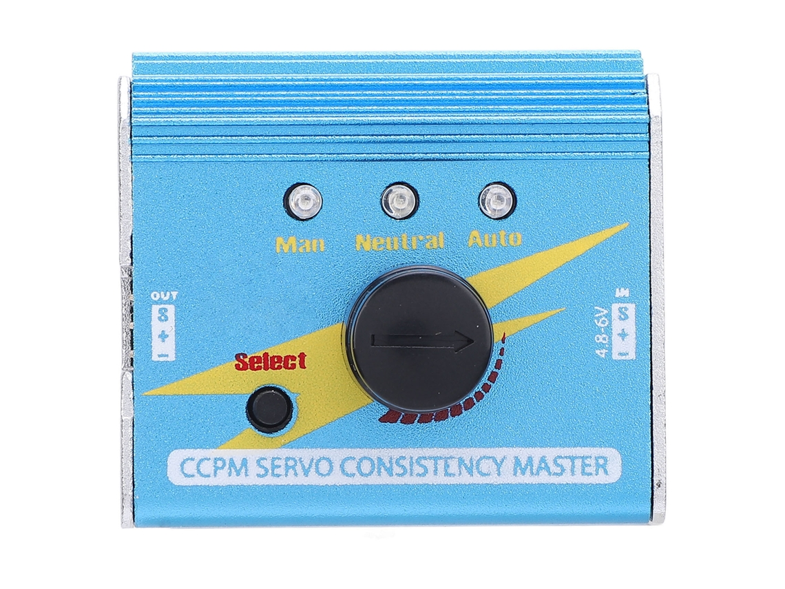 Testador De Servo Rc Digital 3ch Com Carcaça De Alumínio
