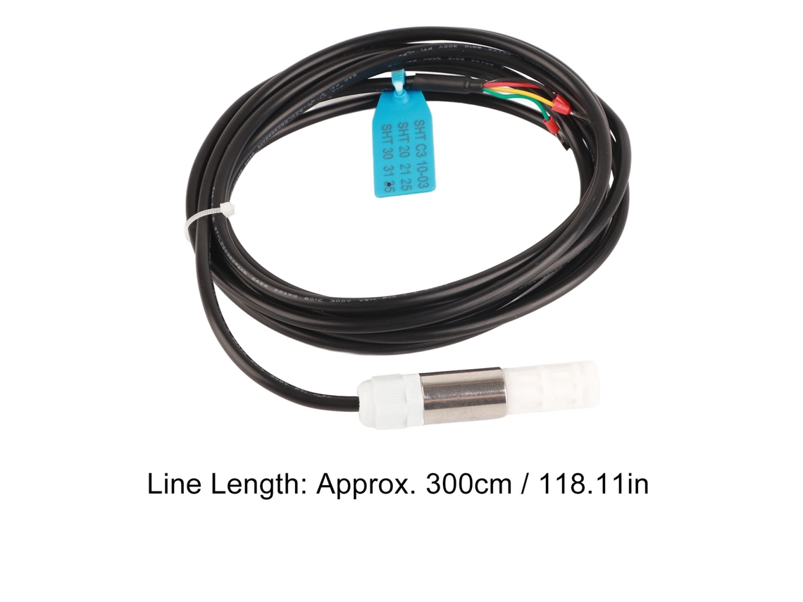 Sensor De Temperatura E Humidade Laxiscreed Com Sonda Digital De 300cm Para Deteção No Solo