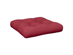 Pallet Cushion, Pallet Cushions Vidaxl Vermelho Tecido (60 X 60 X 12 Cm)
