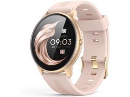 Relógio Inteligente Ak50 com Monitor de Frequência Cardíaca Pedômetro e Monitor de Sono Rosa Dourado GODTVAGT