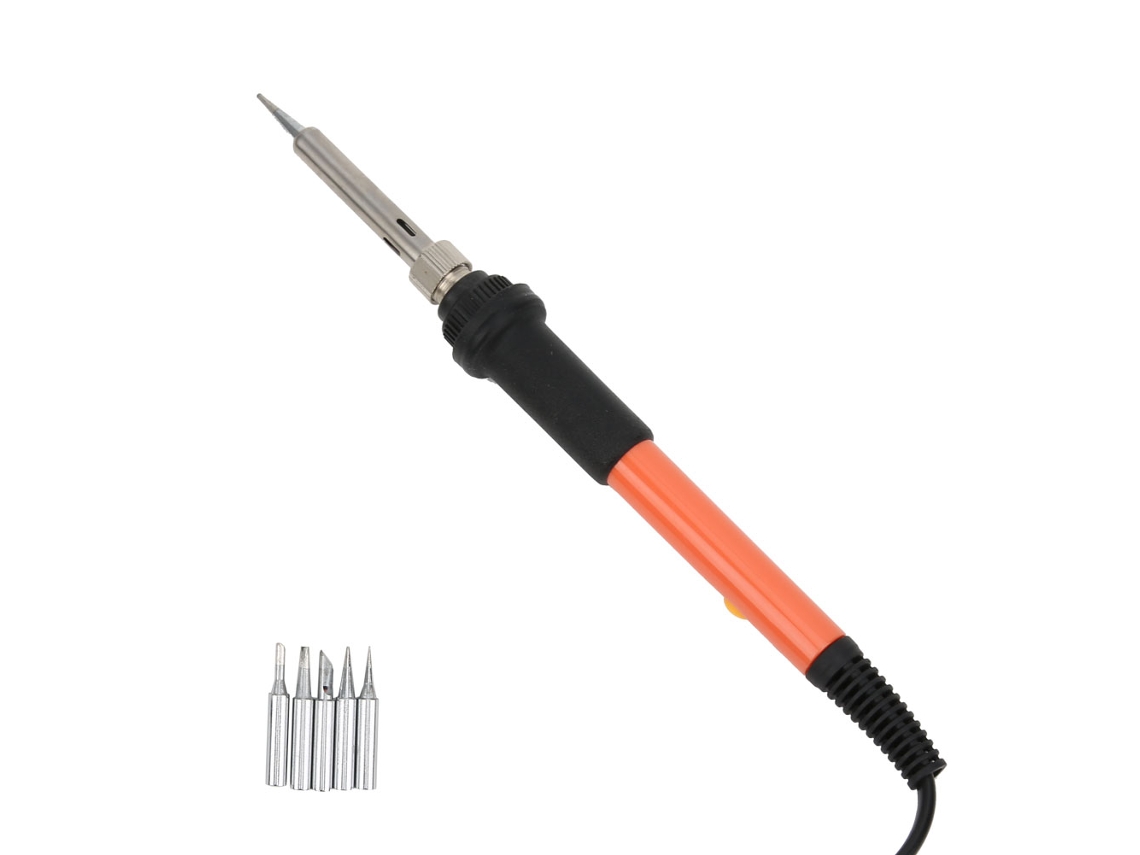 Conjunto De Ferro De Soldar Laxiscreed 20 Peças Com Ajuste De Temperatura E Interruptor