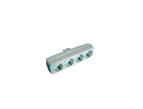 Conector Múltiplo 4 Tomadas 2p T 16 A 250 V Branco Bf (embalado Em Plástico Termoencolhível)