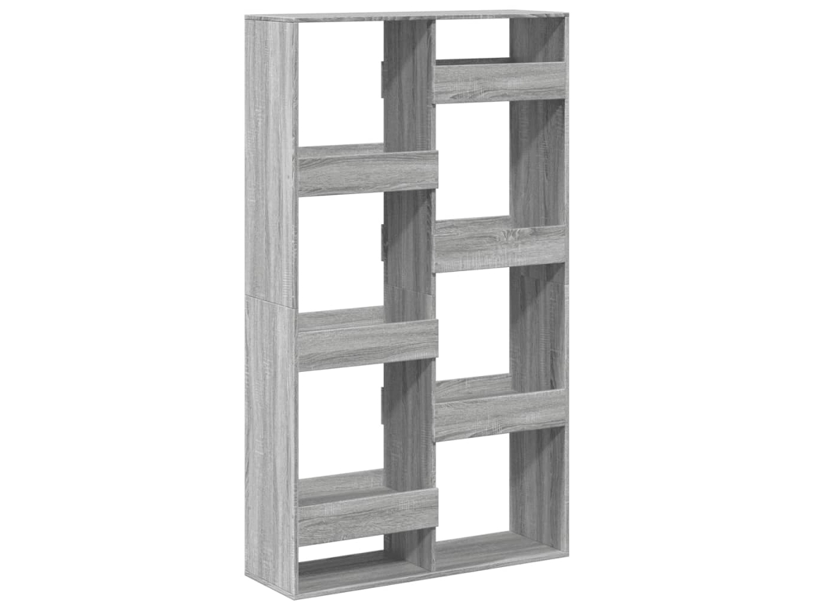 Bookcase, Bookcases Vidaxl Cinzeto Madeira Processada (n/a)