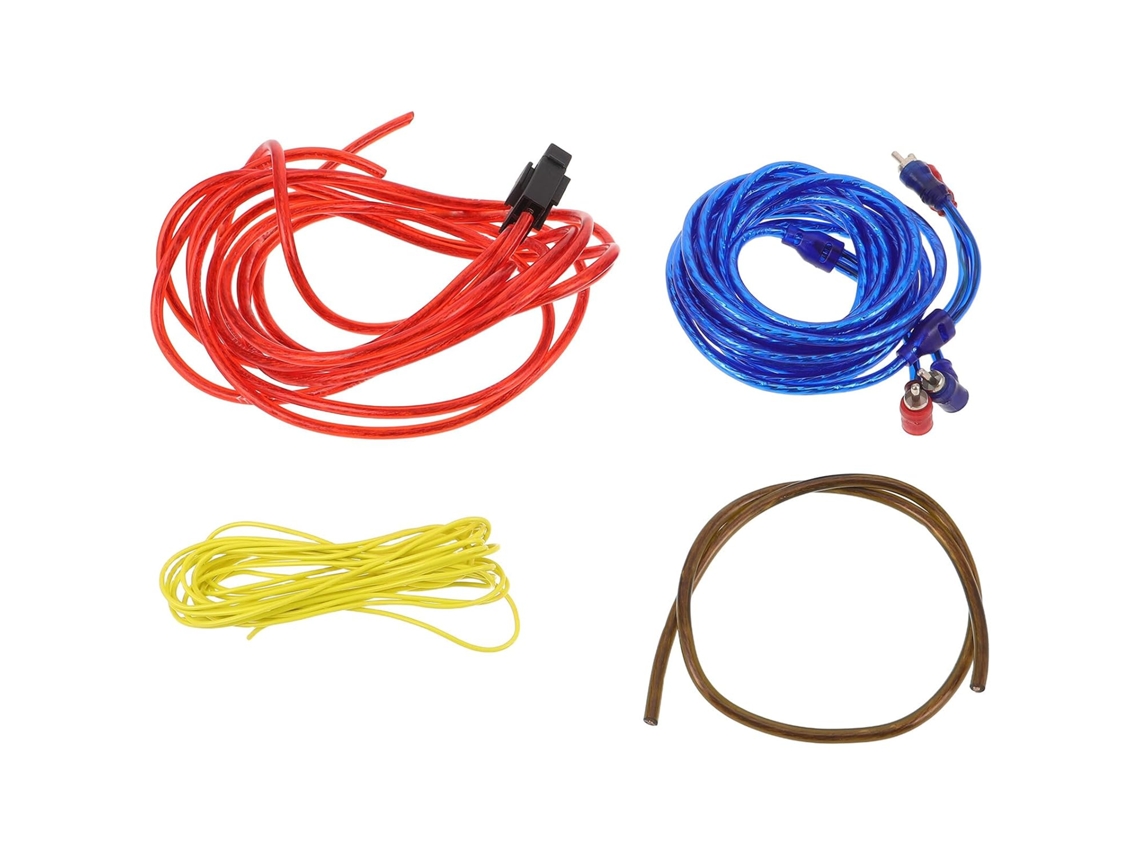 Kit De Fiação De Áudio Automotivo De 4 Peças, Liga Plástica